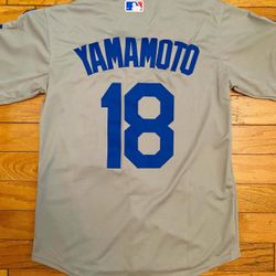 New grey White Blue Yamamoto new 2025 World Series patch