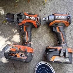 RIGID 18V  DRILL SET