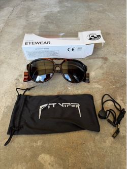Pit Viper Exciters Sunglasses The Land Locked Polarized Lens 149mm