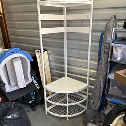 Entryway coat hanger and shoe shelf