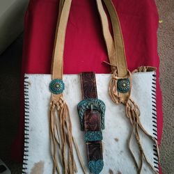 Genuine Leather Cowhide Purse 