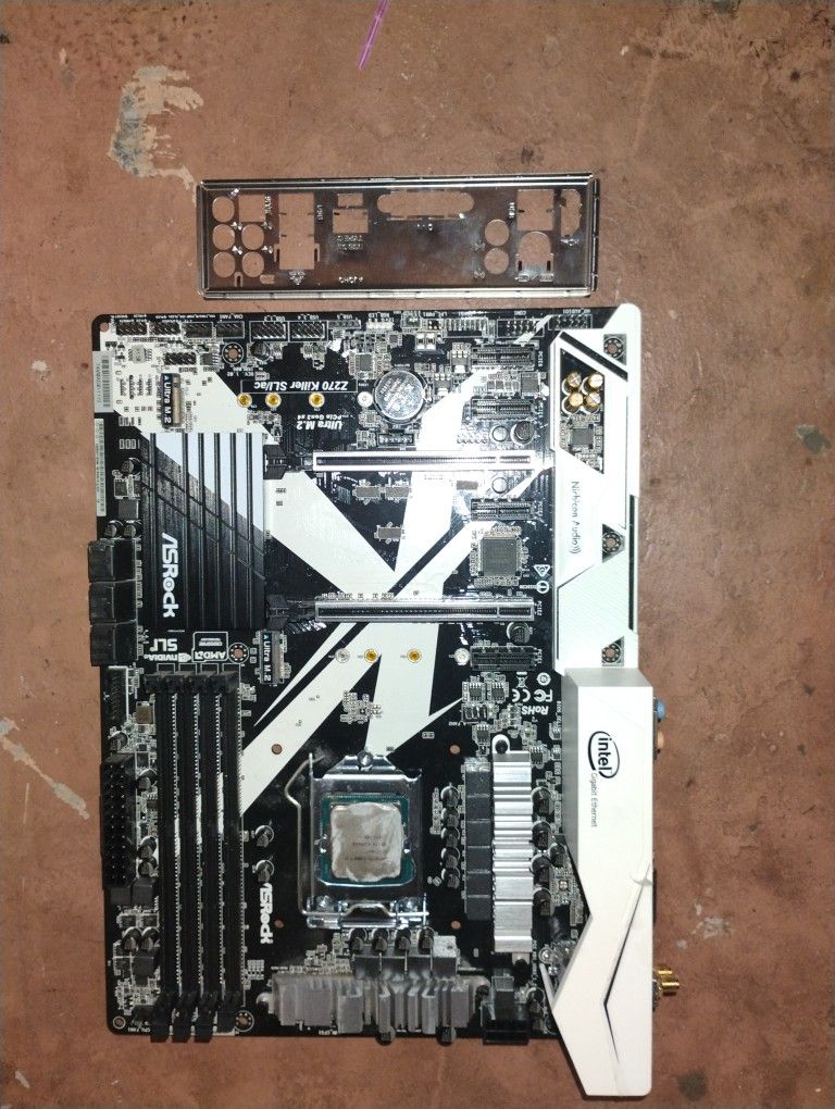 ASRock Z270 Killer SLI/AC And Intel Core I7 7700-K