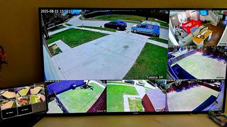 6 SECURITY CAMERAS CAMARAS DE SEGURIDAD💯Installed💯
