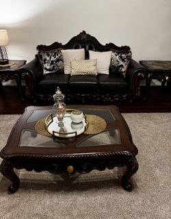 Leather Living Room Set