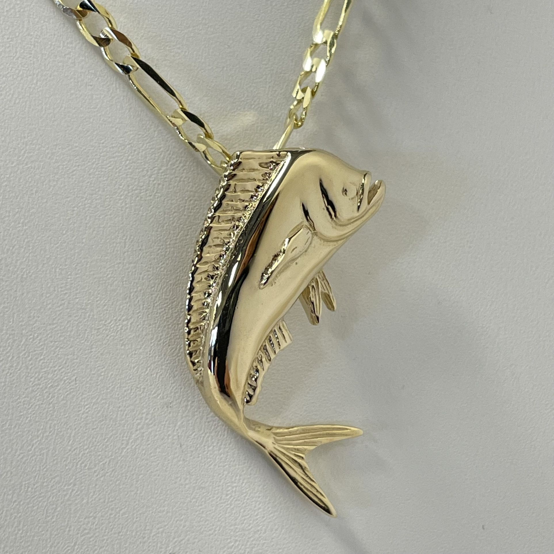 Gold Dolphin Mahi Pendant