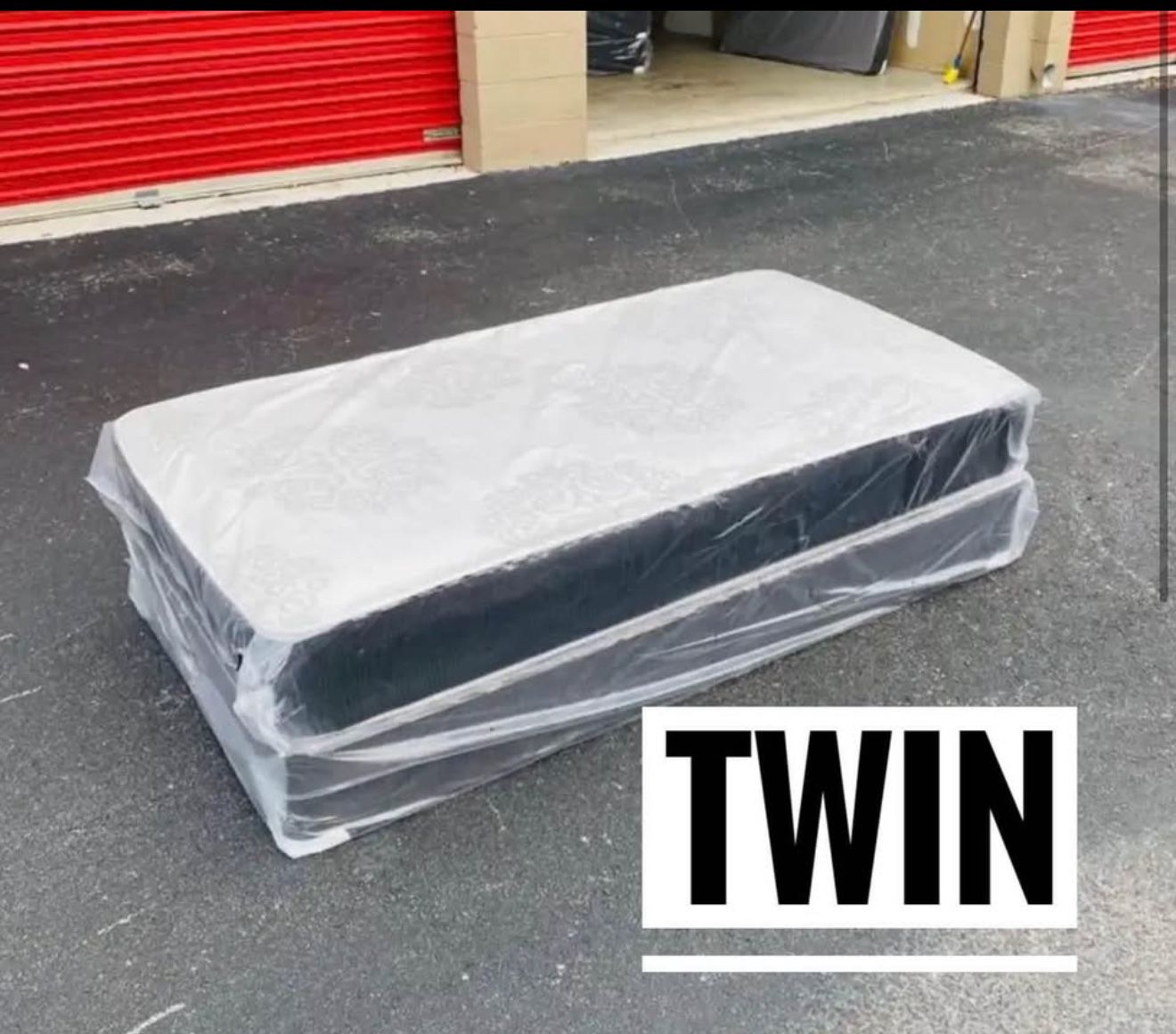 New Twin Size Mattress And Box Spring Set // We Offer 🚚