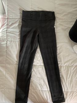 Zara Legging Checkered Capri Pants 