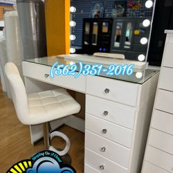 White Vanity Desk Led Lights New Dresser Cajonera Comoda 