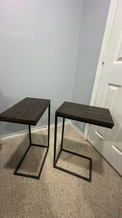 Metal C Shape End Tables