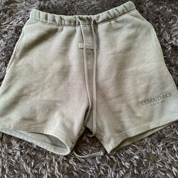 Essentials Fear Of God Dark Oatmeal Shorts S