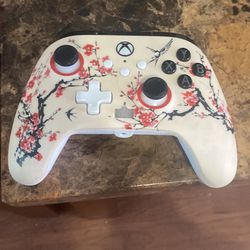 Cherry Blossom Xbox One Corded Controller