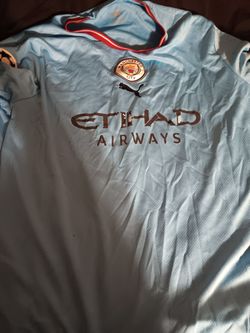 Manchester City Kevin De Bruyne Football Soccer Jersey 