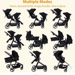 Double Stroller Seat / Bassinet 