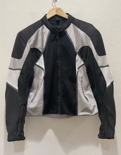 Frank Thomas Women's Padded Protection Motocross Mesh Motorcycle Jacket Size LM