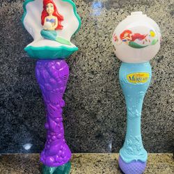 &&&& DISNEYLAND Ariel BUBBLE Makers! $10 Each. BATTERIES ARE INCLUDED
