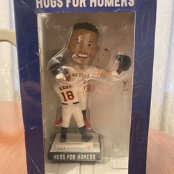 Houston Astros Jose Altuve and Tony Kemp Hugs For Homers Bobblehead