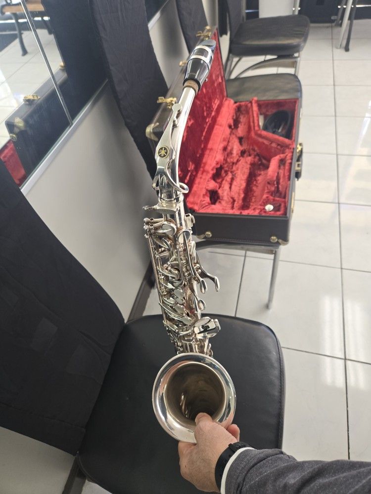 Yamaha Custom YAS-875 Silver Alto Sax – Japan Model – Great Condition