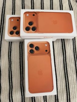 Apple iPhone 17 Pro Max Orange Or 17 Pro Orange New Sealed Unlocked