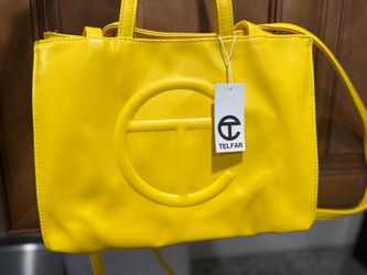 Telfar Medium Tote Yellow New