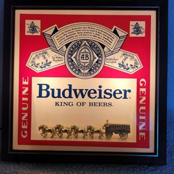 Budweiser Deluxe Label Sign Working