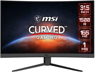 Price Firm. MSI 32" G32C4W 1920x1080 1500R  Non-Glare Super Narrow Bezel 1ms 165Hz  Tilt FreeSync GSync Curved Gaming Monitor.