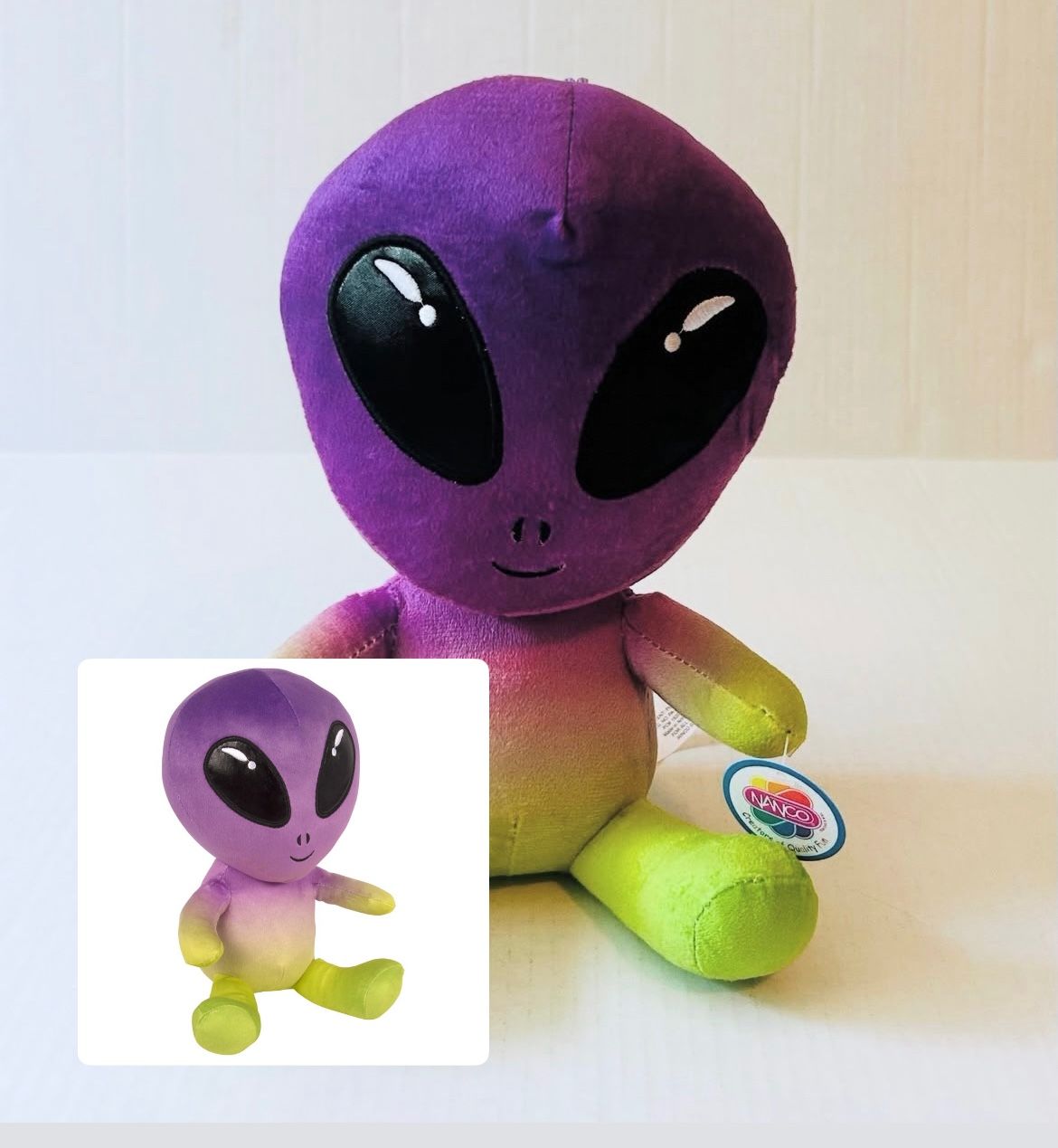 Nanco Tye Dye 9" Alien Plush