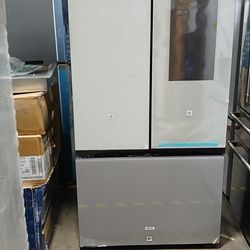Samsung bespoke French door refrigerator with family hub