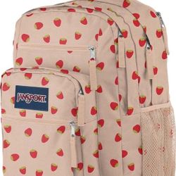 JanSport Laptop Backpack XL  Strawberry Shower
