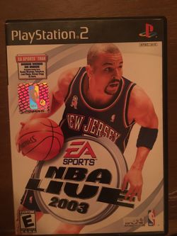 Sony ps2 nba live 03