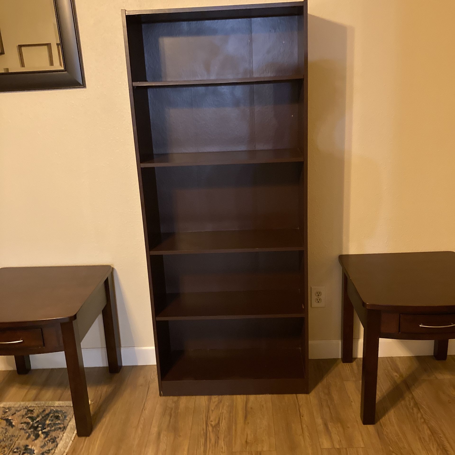 Brown Bookshelve