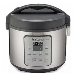 Instant Zest 20 Cup Rice and Grain Cooker Stainless Steel 140-5001-01