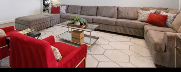 Wayfair glass/mirror, coffee table and side table