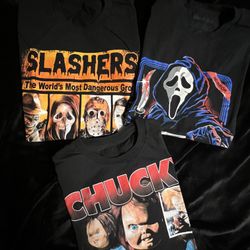 lot #2 Men’s Horror T-shirts