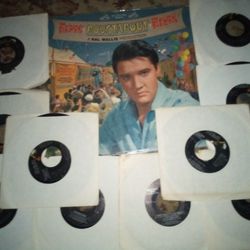 11 Piece Elvis Record Collection So Many Of His Hits