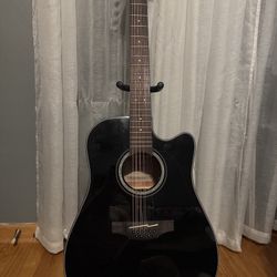Black Takamine GD30CE-12 