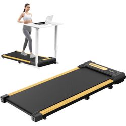 Walking Pad Treadmill, 2 in 1 Under Desk Treadmill for Small Spaces