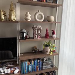 Nathan James 6 Shelf Ladder Bookshelf