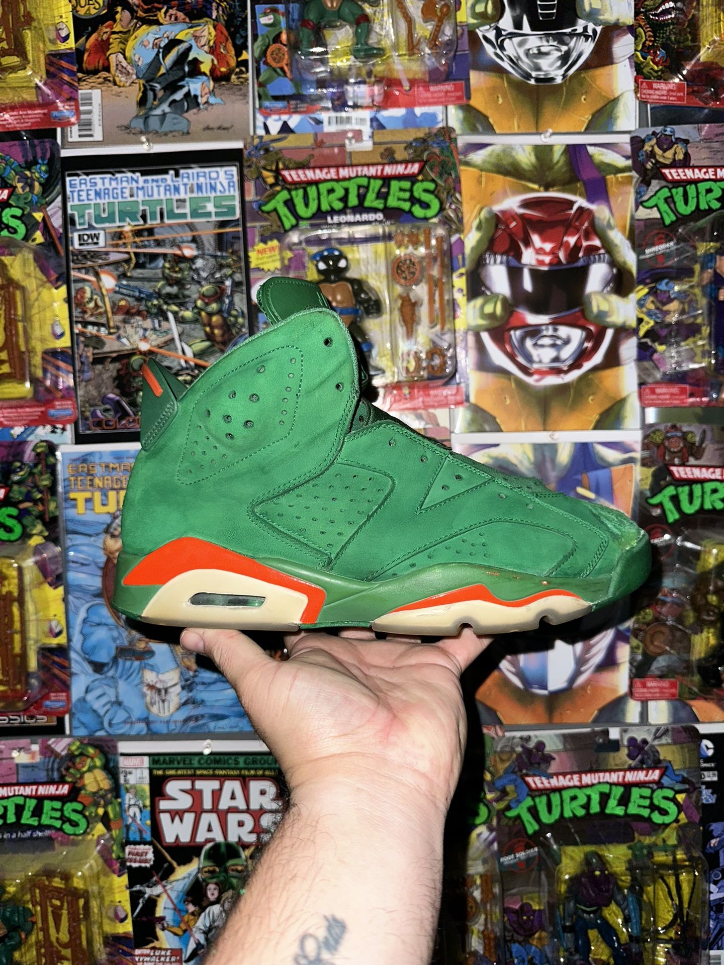 Air Jordan 6 NRG Gatorade Sz 10.5 (damaged)