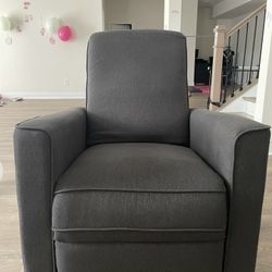 360° Swivel Glider Rocking Chair - Evolur Raleigh Upholstered Plush Seating