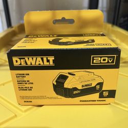 DEWALT 20V MAX Premium Lithium-lon 5.0Ah Battery Pack