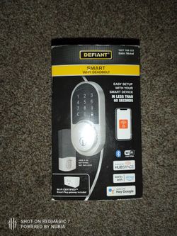 Brand new Smart wifi deadbolt