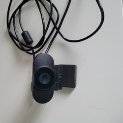 Black Webcam + Microphone