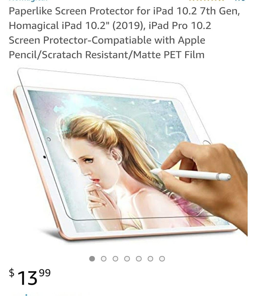 Paperlike Screen Protector for iPad 10.2 7th Gen
