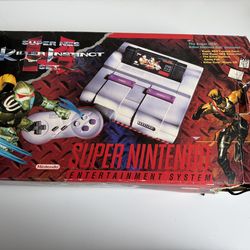 Killer instinct SNES console