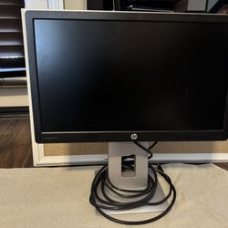 20" HP Elite Monitor: Adjustable Height/Tilt on Stand