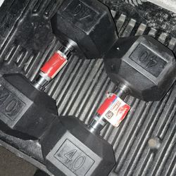 Weider 40lb Dumbbells