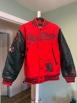 One Piece x Dim Mak Punk Rotten Varsity Jacket - Medium - signed by Steve Aoki