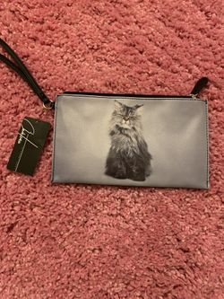 Cute Cat Wristlet Purse