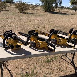 Dewalt Chainsaws- 20v and FLEXVOLT 60v TOOL ONLY- Please See Description 