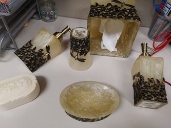 Dragonfly 5pc Bath Set